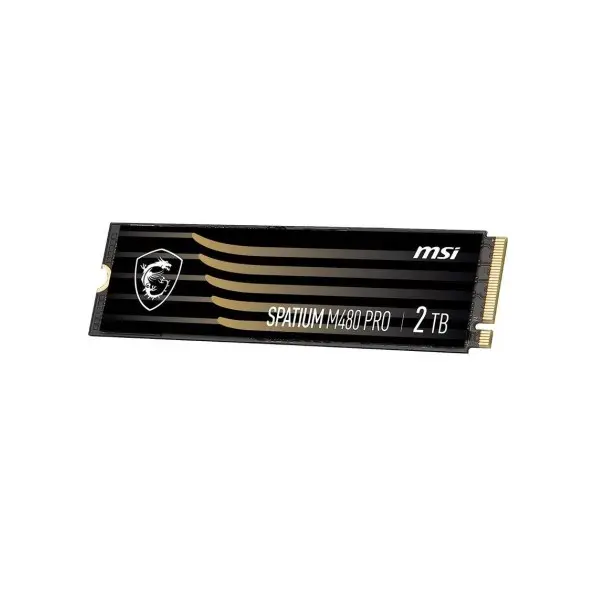 SSD M2 NVMe MSI SPATIUM M480 PRO 2TB GEN4 7.4GB par Sec